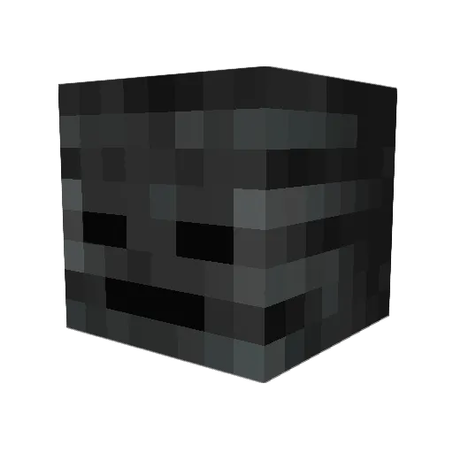 Gr0mi Minecraft avatar head, 3D render