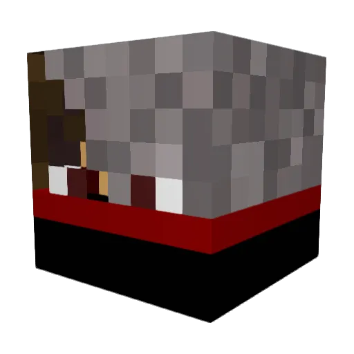 Gr1ff0n Minecraft avatar head, 3D render