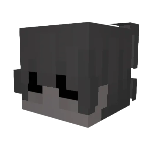 Gr1mRe4per Minecraft avatar head, 3D render