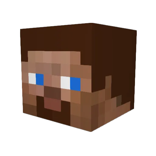 Gr1mreap Minecraft avatar head, 3D render