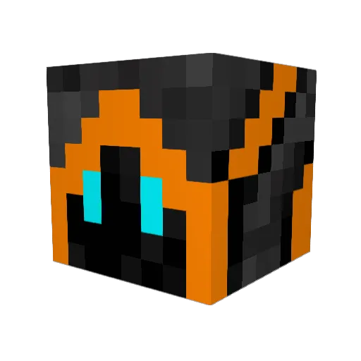 Gr1nt Minecraft avatar head, 3D render