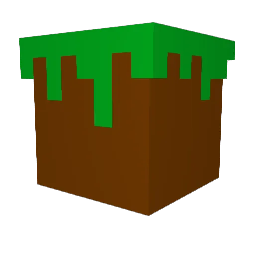 Gr3nGecko Minecraft avatar head, 3D render