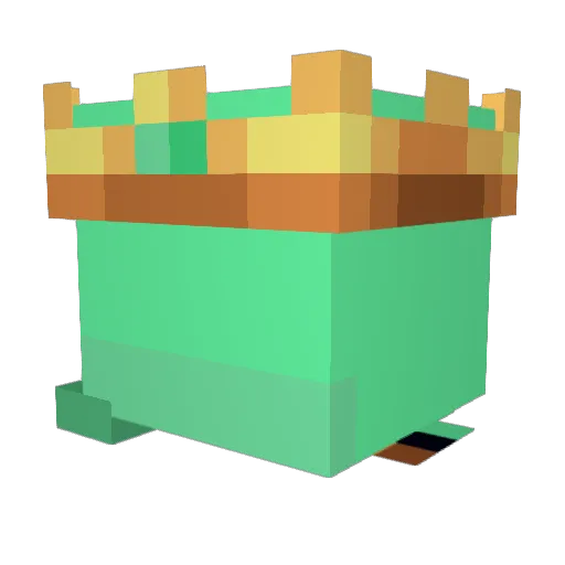 Gr3n_MC Minecraft avatar head, 3D render