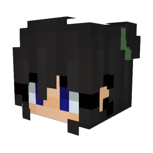 Gr3ta69 Minecraft avatar head, 3D render