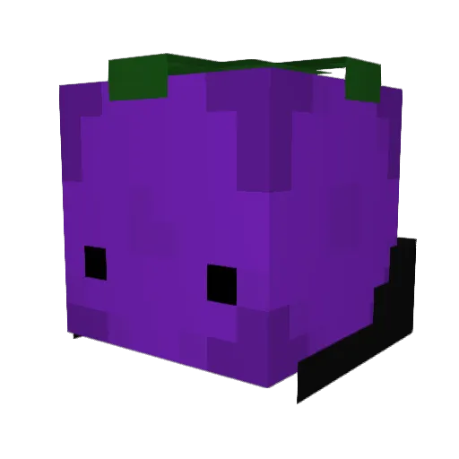 Gr4be Minecraft avatar head, 3D render