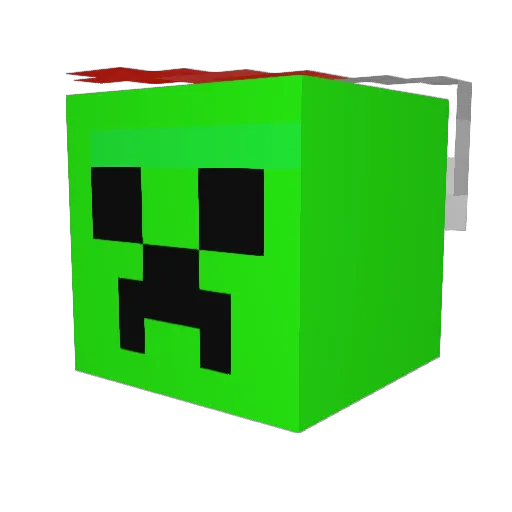 Gr4ph1xZ Minecraft avatar head, 3D render