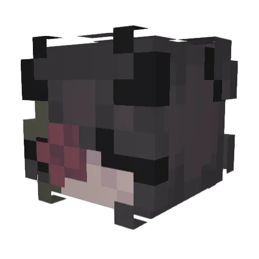 Gr4ungee Minecraft avatar head, 3D render