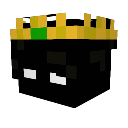 Gr4ve2 Minecraft avatar head, 3D render