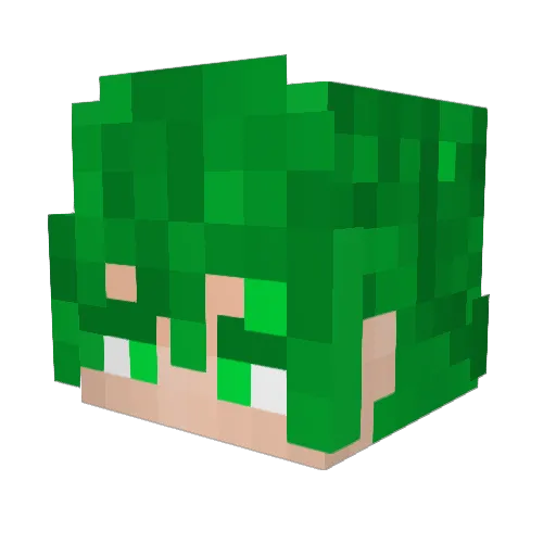 Gr4ycp Minecraft avatar head, 3D render