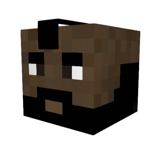 Gr7ng0420 Minecraft avatar head, 3D render