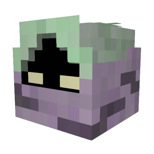 GrArmpit Minecraft avatar head, 3D render