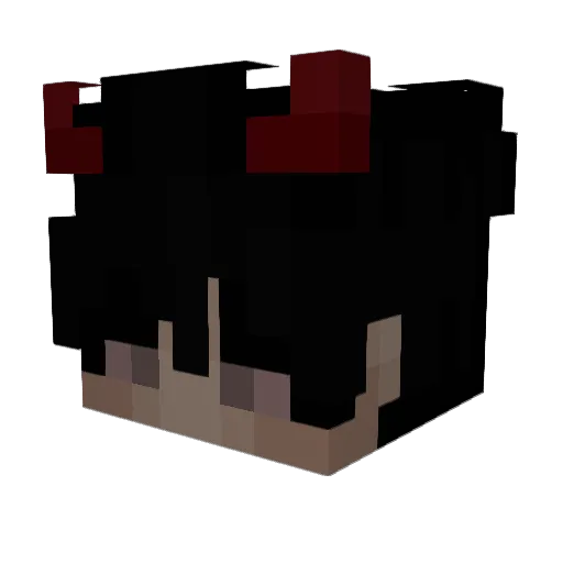 GrAysSs Minecraft avatar head, 3D render