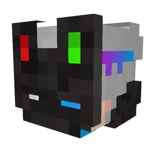 GrGRohan Minecraft avatar head, 3D render
