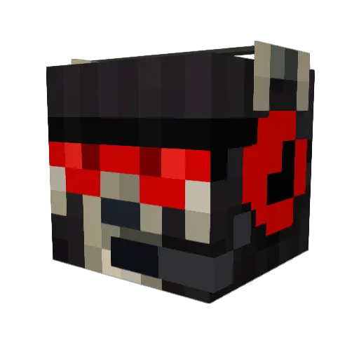 GrYzIo Minecraft avatar head, 3D render