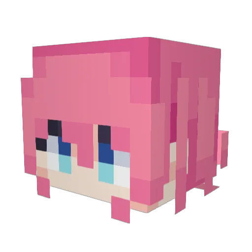 Graalthakk Minecraft avatar head, 3D render