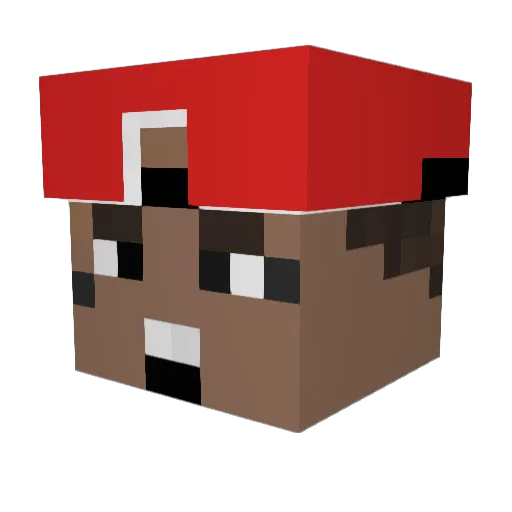 Grab_Lemons Minecraft avatar head, 3D render