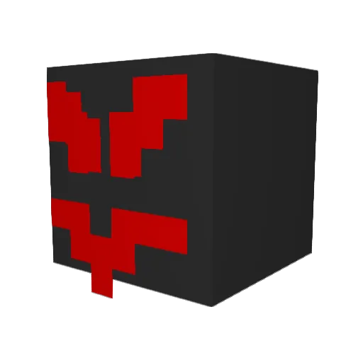 GrabberVIII Minecraft avatar head, 3D render