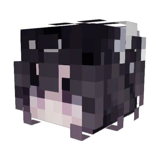 Gracarys Minecraft avatar head, 3D render