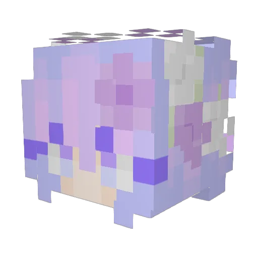 Grace8403 Minecraft avatar head, 3D render