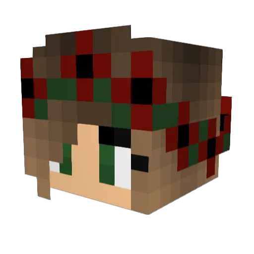 GraceAnn99 Minecraft avatar head, 3D render
