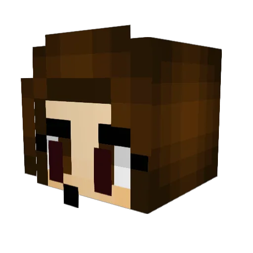 GraceOfSpades27 Minecraft avatar head, 3D render