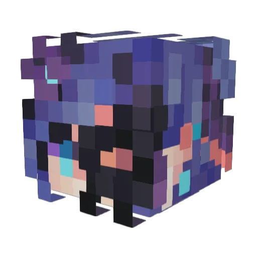 Grace_Box143 Minecraft avatar head, 3D render
