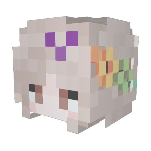 Grace_J_C Minecraft avatar head, 3D render