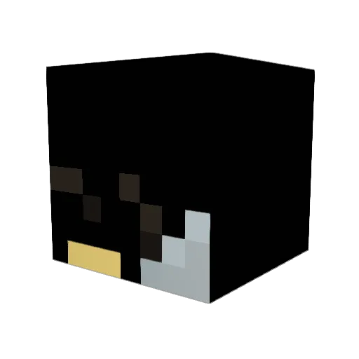 GracefulBee Minecraft avatar head, 3D render