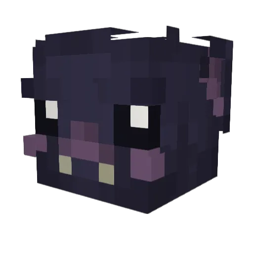 GracefulGibbon Minecraft avatar head, 3D render