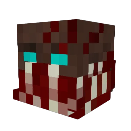 GracefullSauce Minecraft avatar head, 3D render
