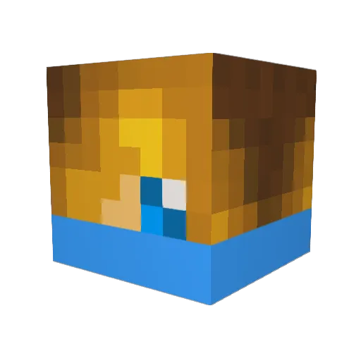 Graciepie2 Minecraft avatar head, 3D render