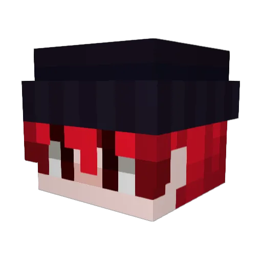 Gracol Minecraft avatar head, 3D render