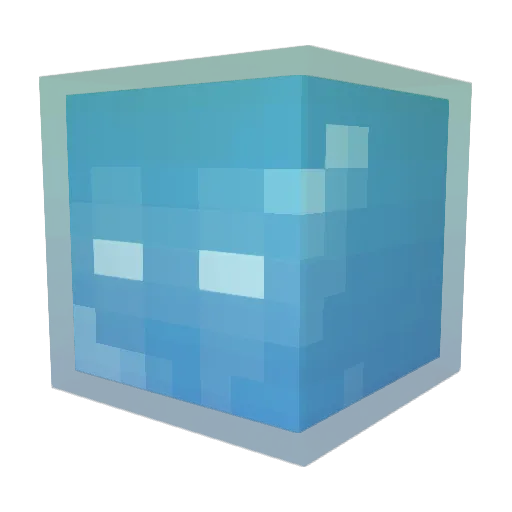 Gradient_Marzy Minecraft avatar head, 3D render