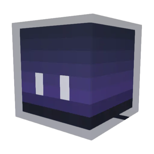 Gradient_X Minecraft avatar head, 3D render