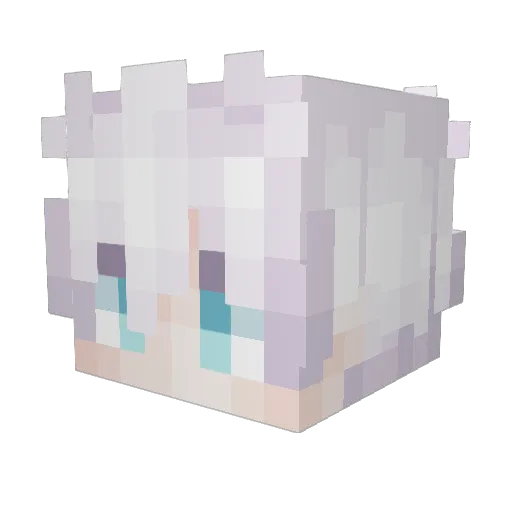 GraemeMC Minecraft avatar head, 3D render
