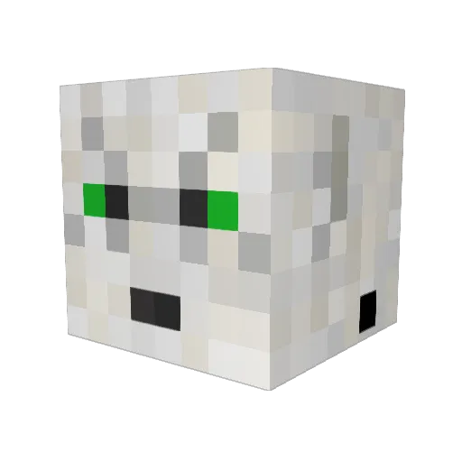 GrafKratos Minecraft avatar head, 3D render