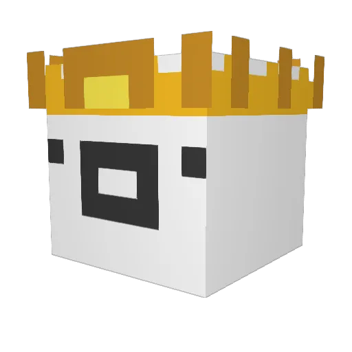 GrafVoid Minecraft avatar head, 3D render
