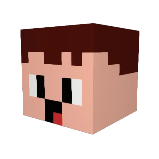 Graf_Chaos_lul Minecraft avatar head, 3D render