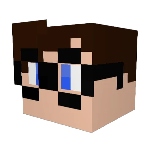 Graf_Dustin Minecraft avatar head, 3D render