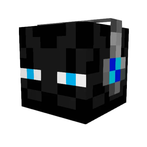 Graffe13 Minecraft avatar head, 3D render