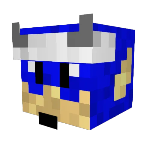 Graham13579 Minecraft avatar head, 3D render