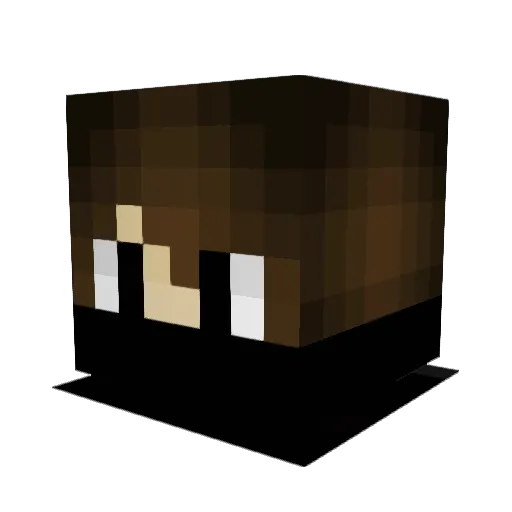 Graham2020 Minecraft avatar head, 3D render