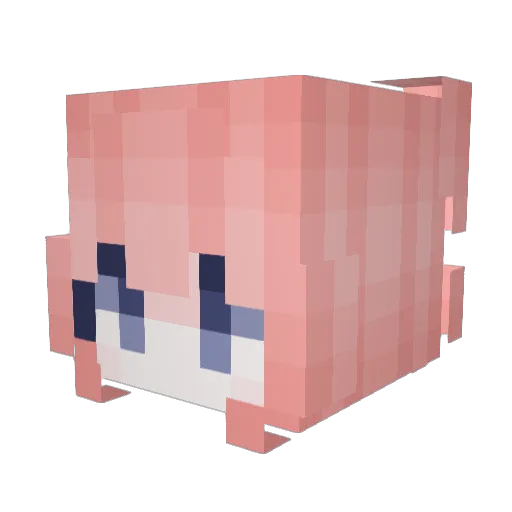 GrahamClark Minecraft avatar head, 3D render