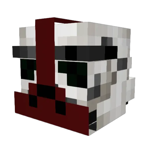 GrahameAllen Minecraft avatar head, 3D render