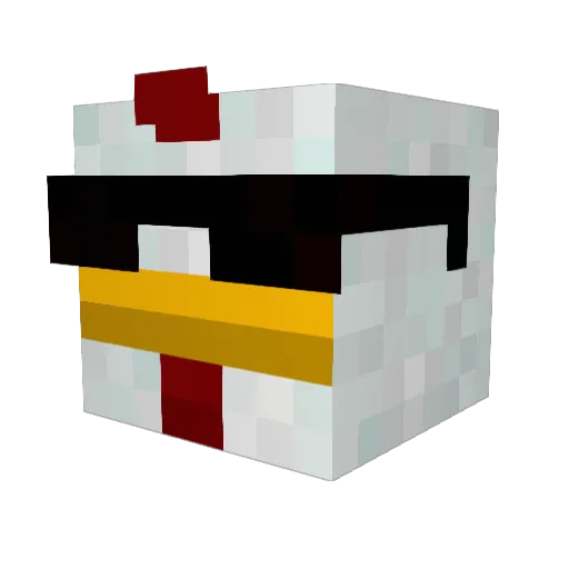 Grailleur2Tacos Minecraft avatar head, 3D render