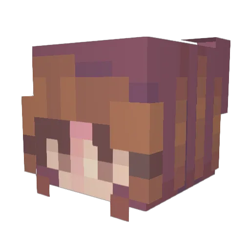 Grain_of_salt52 Minecraft avatar head, 3D render