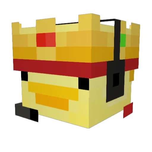 Gram47 Minecraft avatar head, 3D render