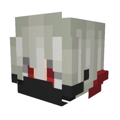 Gramila901 Minecraft avatar head, 3D render