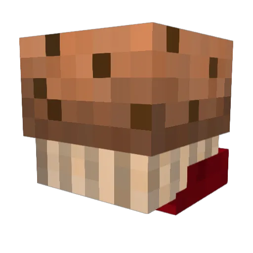 Gran_dab Minecraft avatar head, 3D render