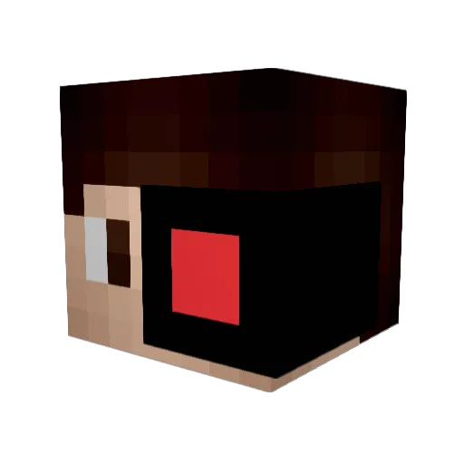 Granady Minecraft avatar head, 3D render